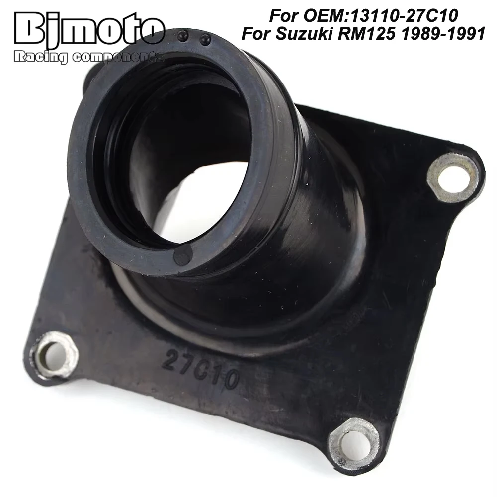 13110-27C10 Motorcycle Carburetor Interface Adapter Intake Manifold For Suzuki RM125 1989-1991 RM 125 RM125K RM125L RM125M