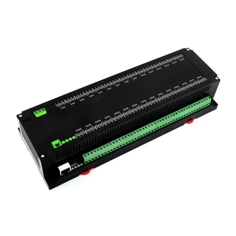 30-Ch Ethernet Relay Module, Modbus RTU/Modbus TCP Protocol, PoE Port Communication, Various Isolation And Protection Circuits