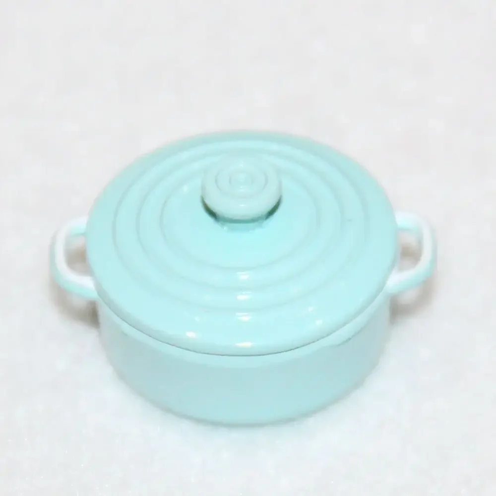 Mini Pan Alloy Dollhouse Kitchen Accessories Doll House Miniatures 1:12 Accessories Mini Kitchenware Miniature Hot Pot