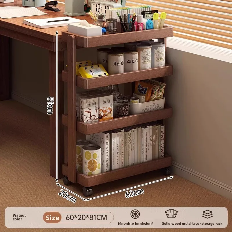 Organizador de armazenamento de estante de móveis móveis prateleira multiuso para sala de estar quarto escritório estudo rack de exibição móvel