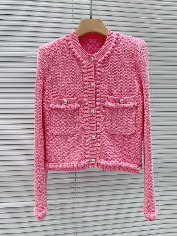 

Ele Sweet Sle Long Sve круглый открытый кардиган универсальная верхняя одежда элитная версия Age-Defng Faion для женщин