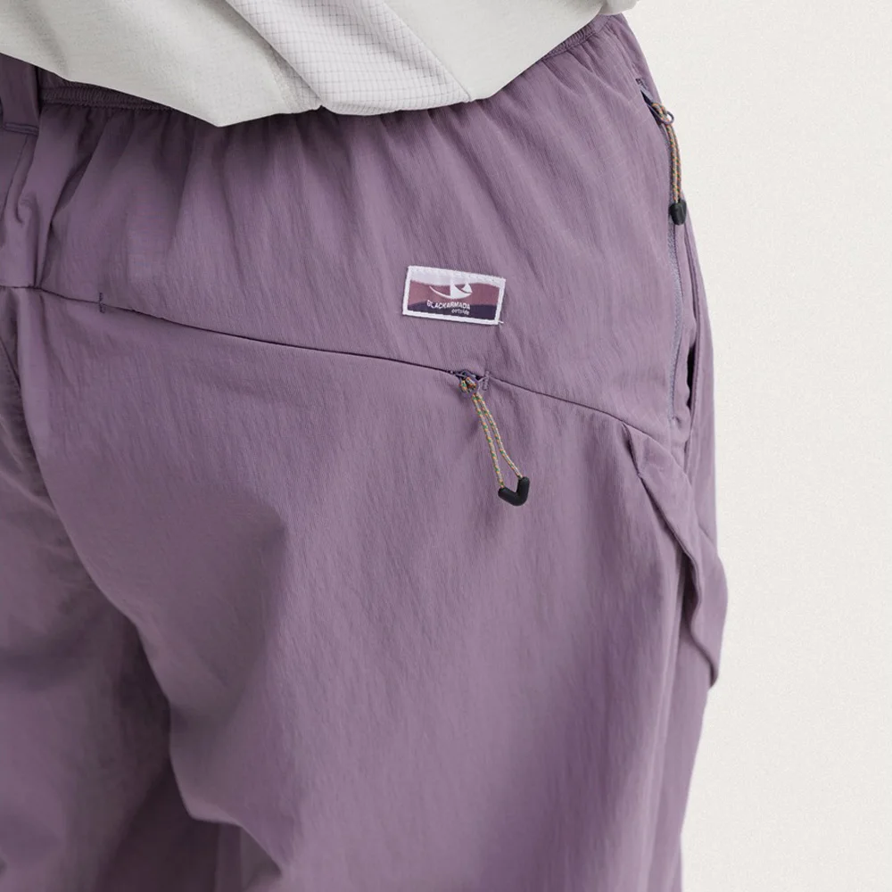 กางเกงขายาวลำลองแบบสปอร์ตสำหรับผู้ชายและผู้หญิง น้ำหนักเบา กันน้ำ แห้งเร็ว เหมาะสำหรับกิจกรรมกลางแจ้ง เดินป่า สไตล์เทคแวร์ ทรงหลวม