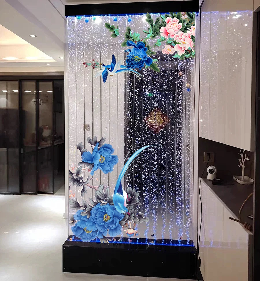 

Customization.Hot Selling Modern LED Lighted Bubble Wall Partition Room Divider Screen & Room Dividers with Pattern Backdrop