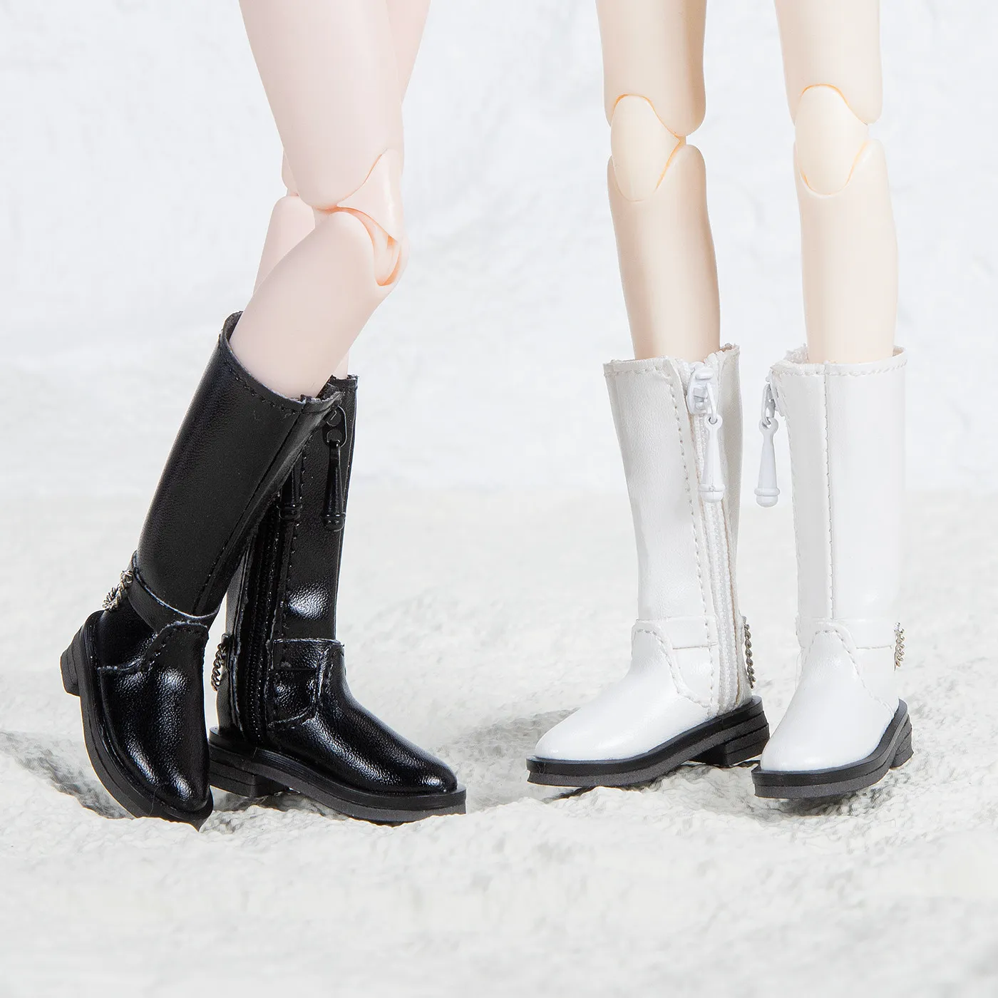 

3.4cm*1.23cm Blyth Doll Tall Boots Shoes Mini Toy Accessories Ob22 Shoes Small Cloth P20 Body Ob24 Handmade Leather Shoes