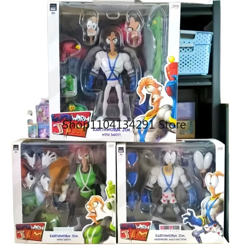 

Дождевой червь Джим Псай Ворона Боб-убийца Фигурка масштаба 1/12 Подвижные суставы Аниме Коллекционная модель Детская игрушка Орнамент Подарок