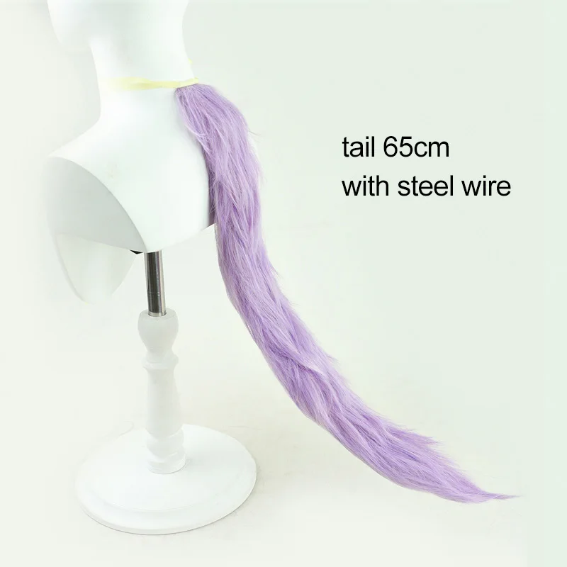 Uma Musume – perruque de Cosplay Pretty Derby Mejiro McQueen, oreilles et queue, jeu d'anime, accessoires de Costume de fête, perruques synthétiques