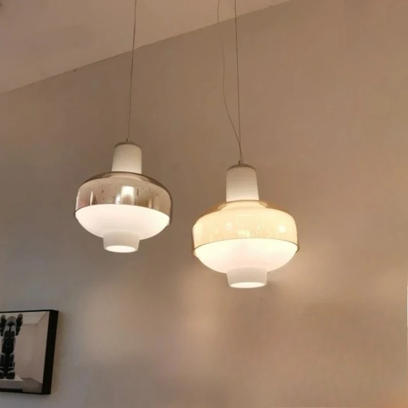 

Современная скандинавская стеклянная подвесная люстра SANDYHA с регулируемой яркостью, светодиодная, для гостиной, спальни, обеденного стола, кухонного острова