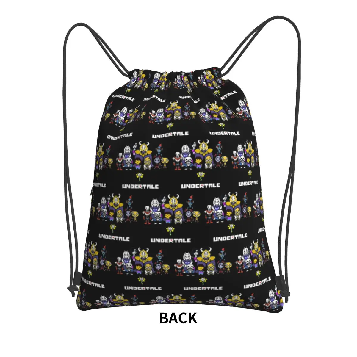 Undertale Gamer Gaming Backpacks Fashion Drawstring Bags Storage Bag Book Bags for Travel School