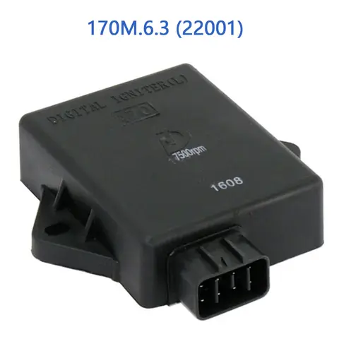 자세히 둘러보기 Linhai Yamaha Keeway Jinlang Feishen 스쿠터 ATV용 CDI 22001, 170M.6.3 YP250 VOG250 Linhai 8 핀
