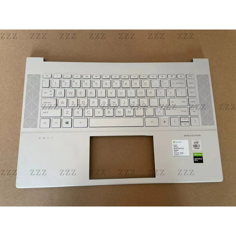 ZZ For HP ENVY 15-EP TPN-Q237 C Shell with Keyboard, Silver Backlit, US L97425-001