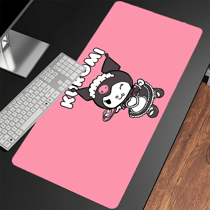 Mouse Pad Kuromi N on-Slip Large Kawaii Gaming Accessories Notbook Computer Speed Mini Pc Gamer Keyboard Pad Desk Mat Mousepad