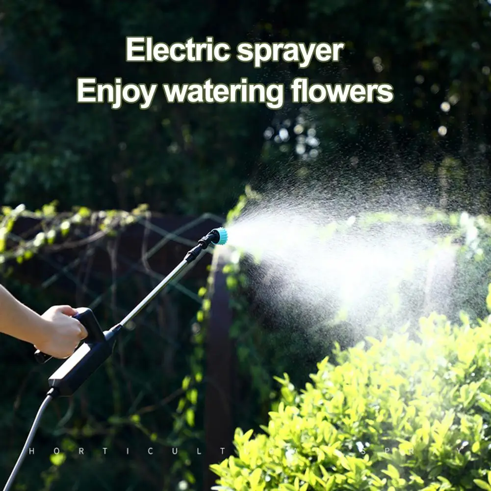 

1 Electric Sprayer+3 Nozzles Electric Plant Sprayer Set With 3/5/8m Wire Rechargeable Watering Wand Garden Sprayer For Yard Lawn