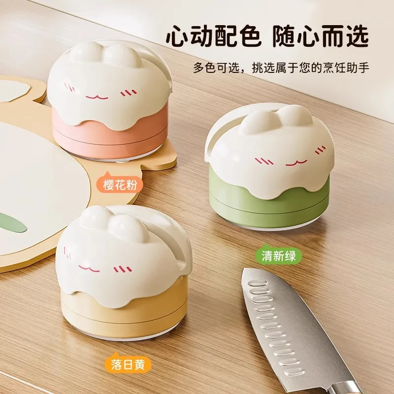 

Suction cup sharpening stone cartoon movable tungsten steel sharpening tool household kitchen knife tool scissors sharpener