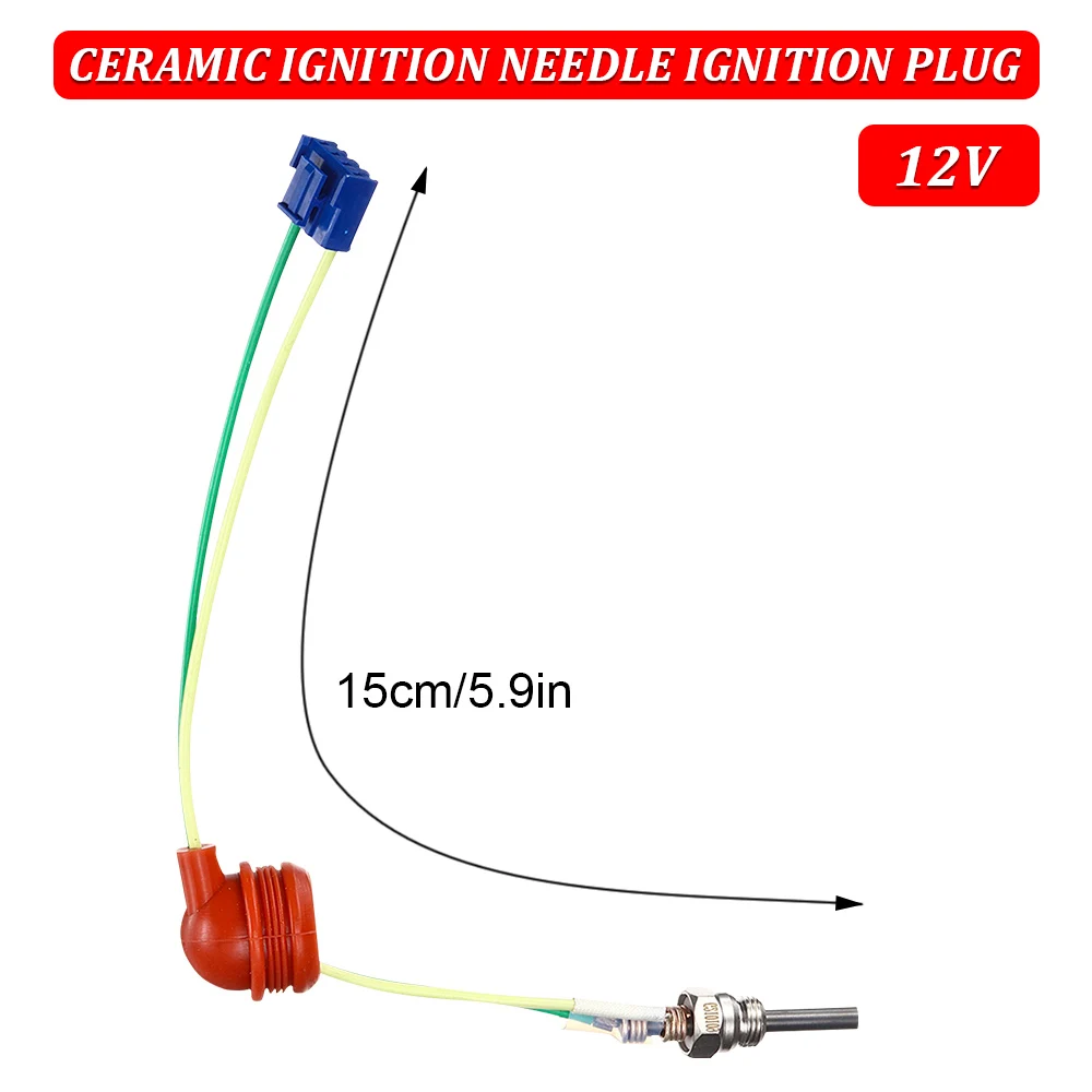 

12V Ceramic Ignition Needle Ignition Plug Heater Flame Detector Heater Accessory For Eberspacher E113 Hydronic D4WSC D5WSC
