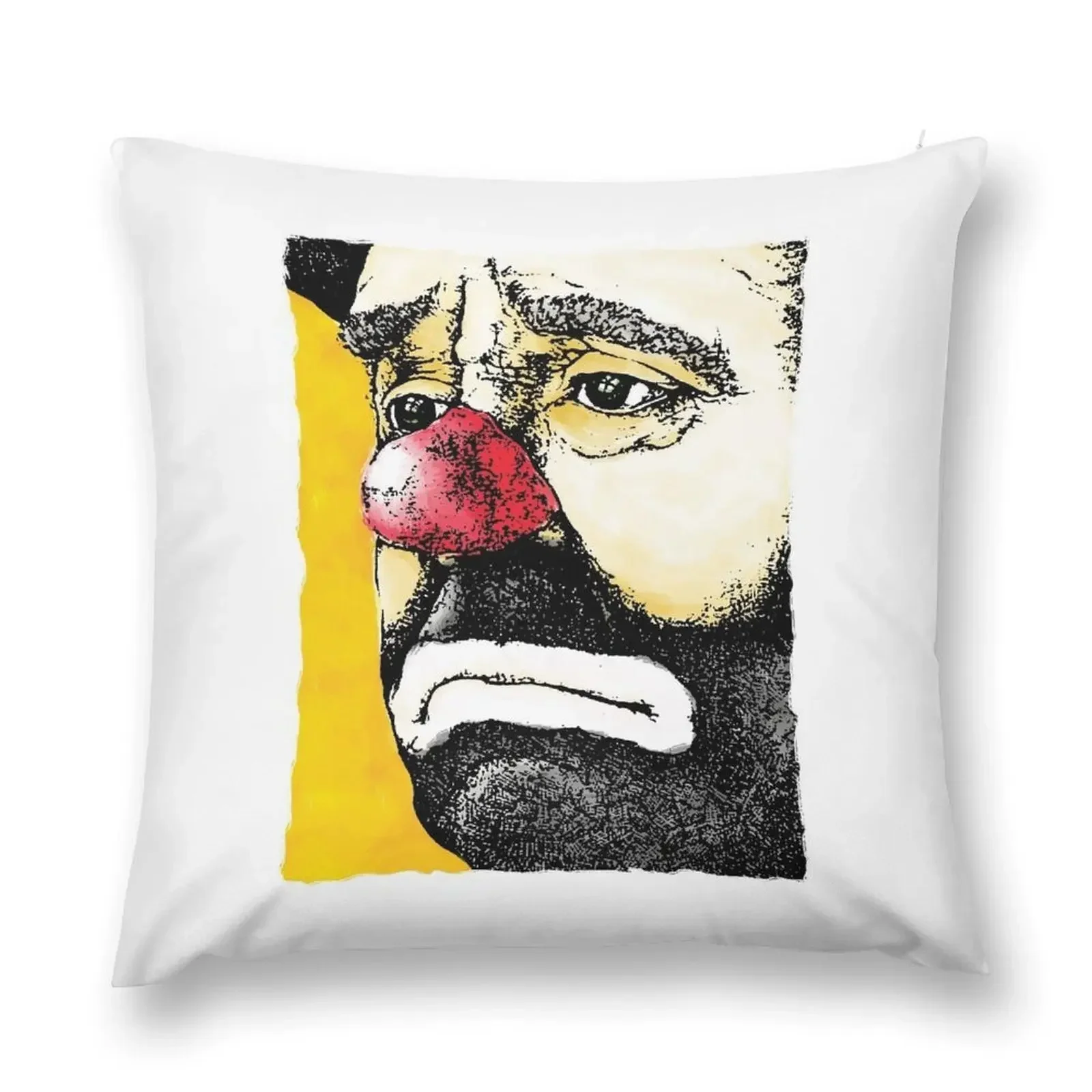 The Sad Clown Throw Pillow Rectangular Cushion Cover Elastic Cover For Sofa pillow