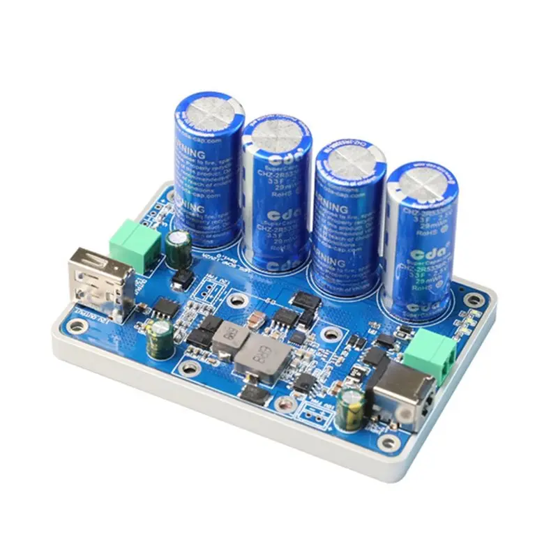 ABLN-Industrial 12V 2.5A Supercapacitor UPS Module Featuring CNC Cooling Base-Wide Input Voltage Support 12V 2.5A Output