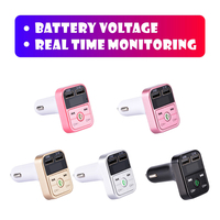 Portable Bluetooth Car MP3 Player Radio Modulator 5.3 FM Transimitter Dual USB Fast Charger Audio Receiver Handsfree Multicolour