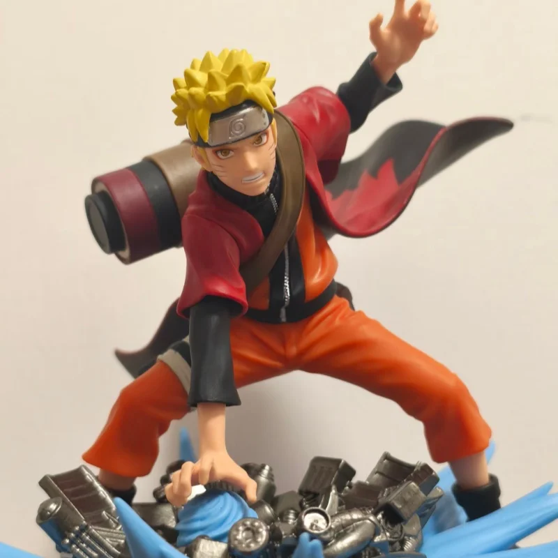 Genuine Uchiha Sasuke Panel Figure Action Anime Themed Collectible Creative Ornament Toys Hobbies Gift