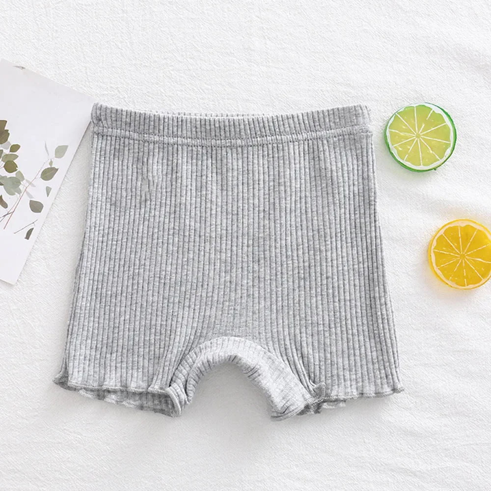 Menoea Casual Baby Girls Shorts Candy Color Children Leggings Lace Safety  Kids Underpants Bottom Clothing