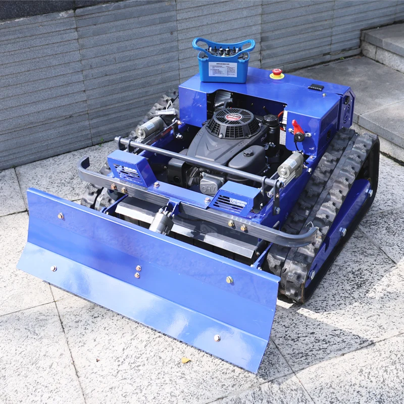 Customized Mini Robot with Snow Shovel - Remote Control 550mm Cutting Width Lawn Mower