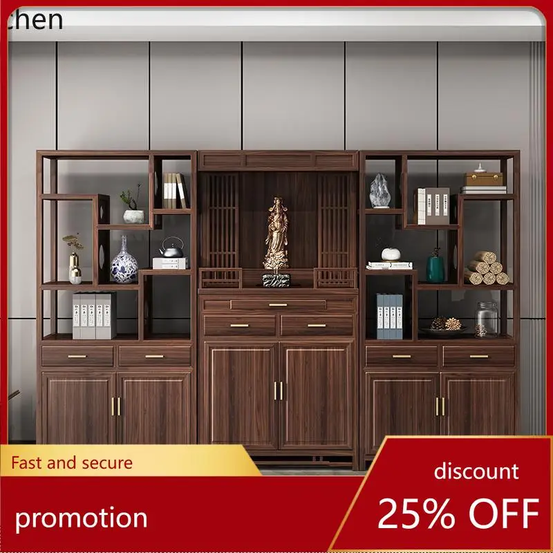 

CZ Solid Wood Altar Buddha Cabinet Set Guanyin Altar Living Room Shrine