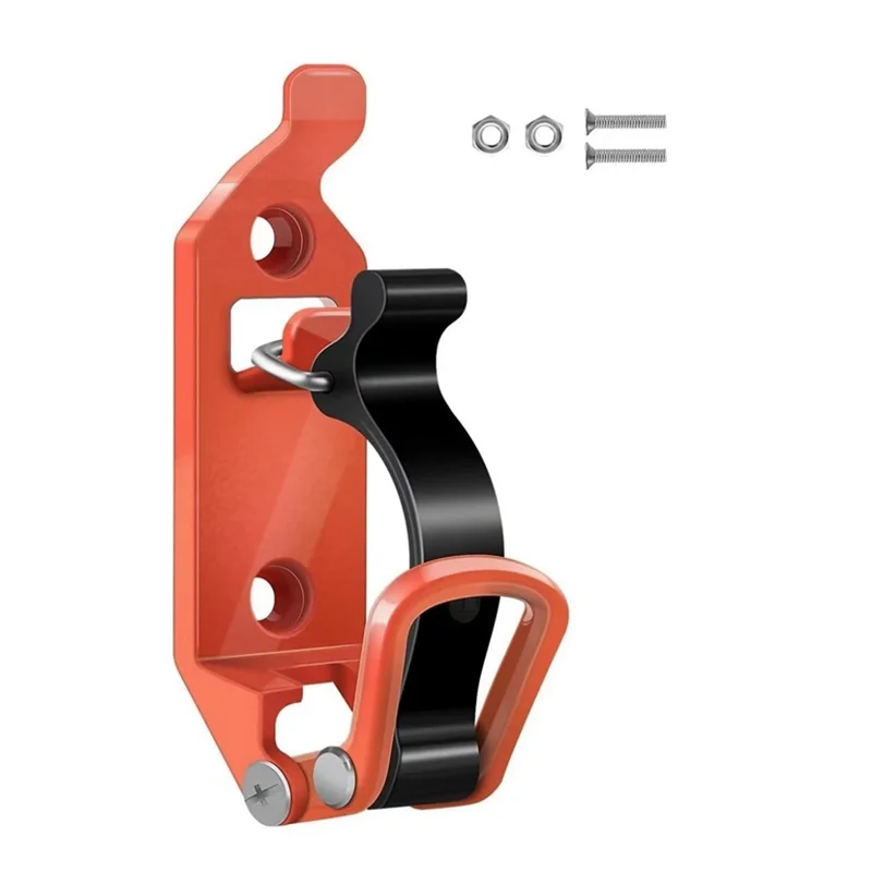 

A03Q-1Pcs Quick Release Shovel Ax Bracket, Tool Fixing Wall Mount Clamp, Orange - For Car RV Boat