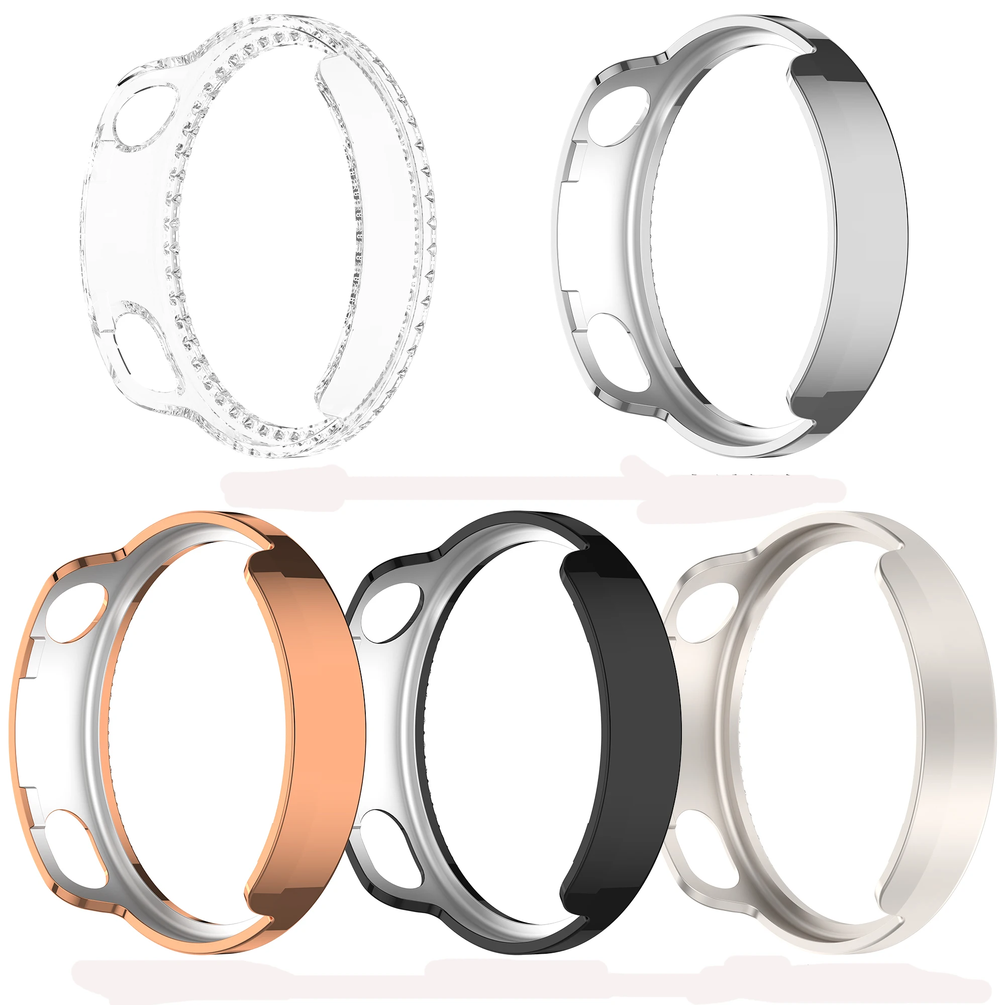Single Row Dril Hollow Case For Xiaomi Watch S4 41mm SmartWatch Strap Protective Cover Bumper Screen Protector Shell Accessories