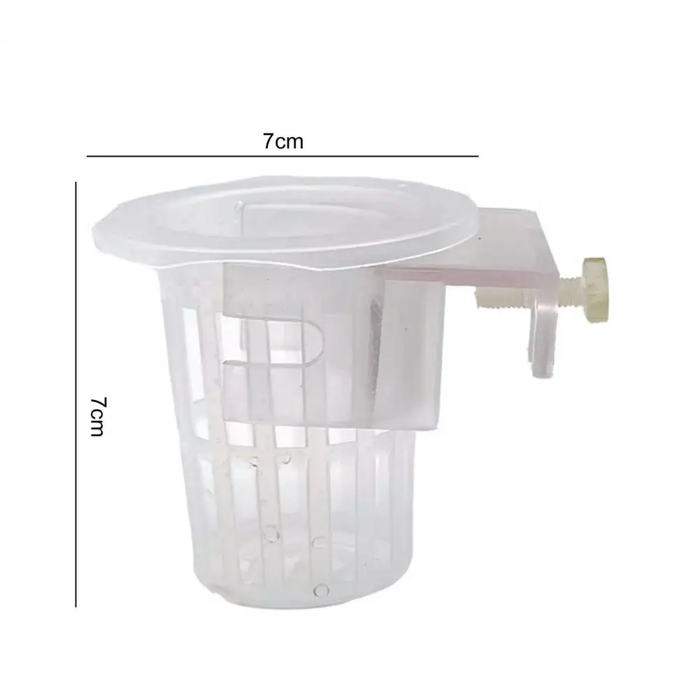 Durable Aquatic Plant Cup Nice Toughness Easy to Use Non-breakable Hydroponic Planting Cup Aqua-plant Tank Supply