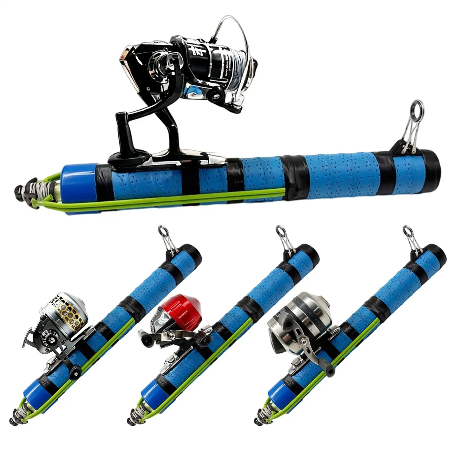 釣り用スリングショットロッド-滑り止めオートロックツール-コンパクトカタパルト釣り竿-愛好家、友人、家族、初心者、アウトドア向け