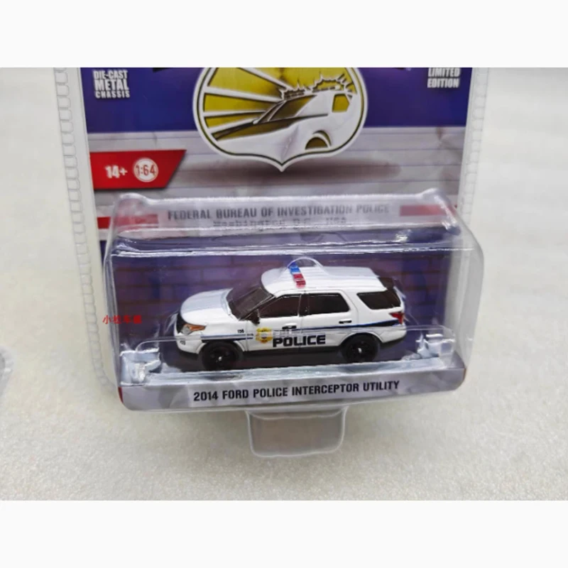 GreenLight Diecast 1:64 Scale 2014/2015 Police Interceptor Utility Alloy Simulation Car Model Holiday Gifts Toys