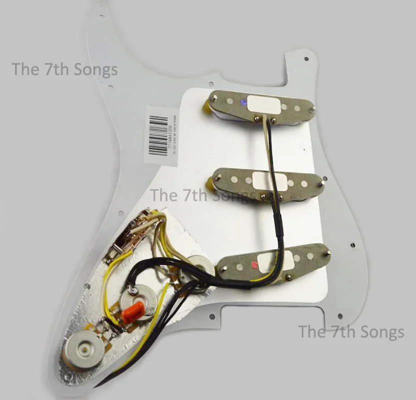CS 69 Alnico 5 SSS ST Guitar Loaded Pickguard 1969 / with Dual Blade (Rail) B Pickup Guitar Wiring Pre-wired Multiple Colors