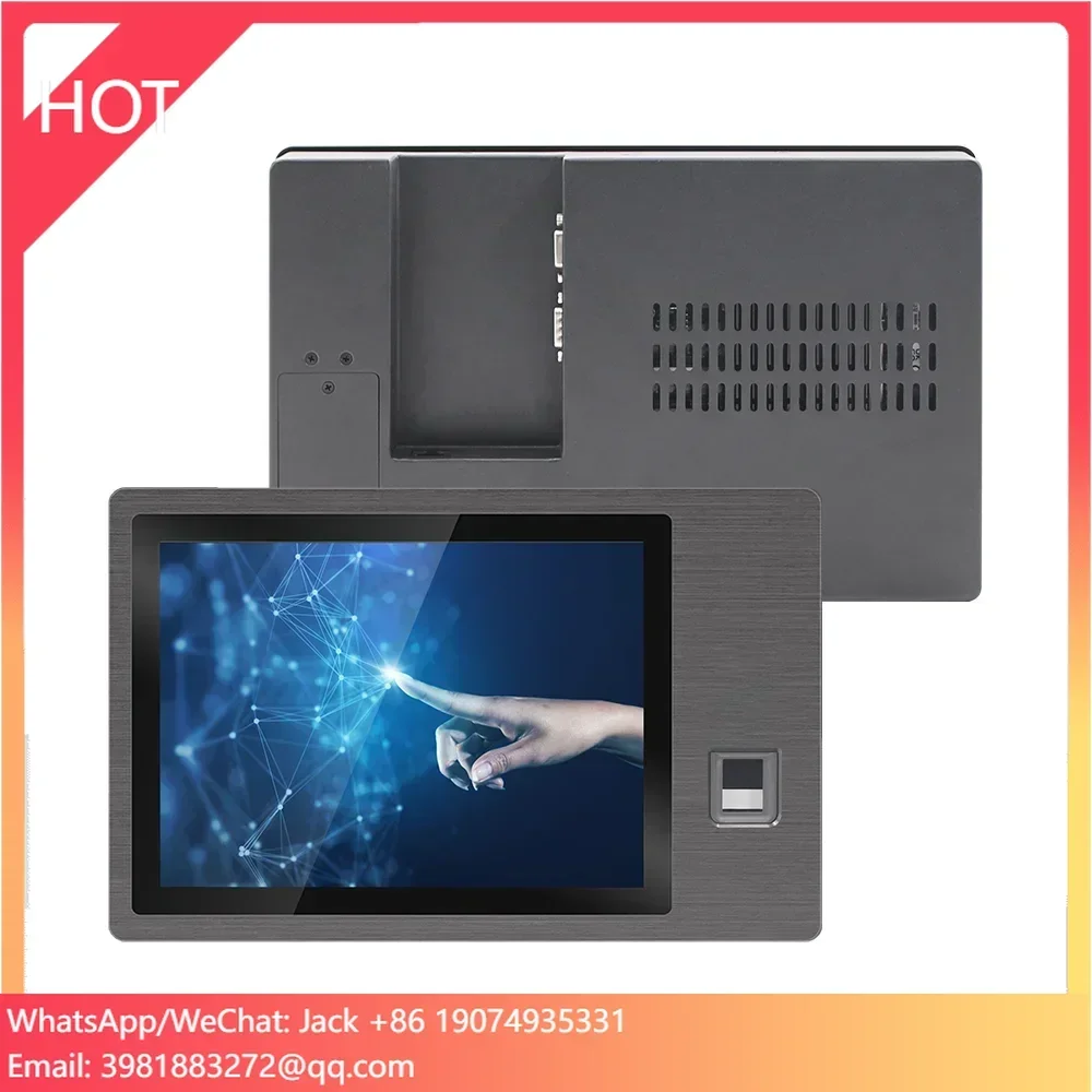10.1 inch industrial touch screen panel pc with RFID webcam fingerprint ID reader panel pc