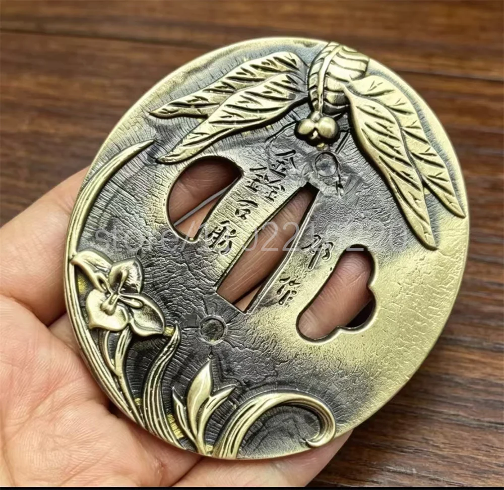 Very Exquisite Copper Brass Tsuba Handguard Guard For Japanese Japan Samurai Katana Sword Fittings Accessory Parts Nice