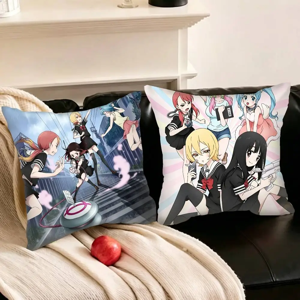 

Cute Girl M-Magical Girl Site ANIME Various Sizes Square Pillowcase For Car Home Bedchamber Decor