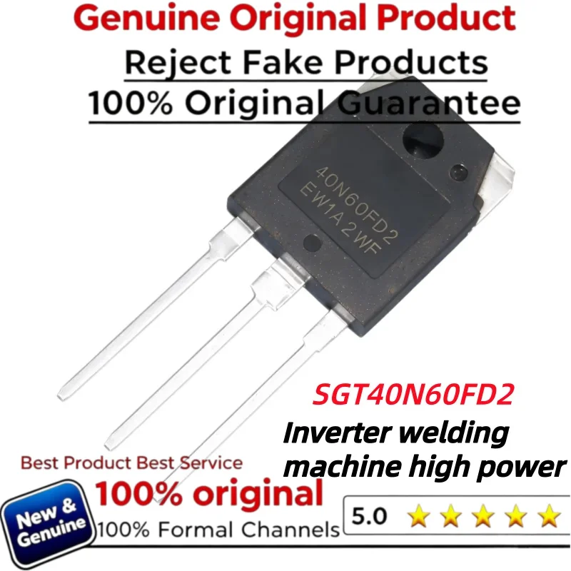 5-10-20PCS 40N60FD2 SGT40N60FD2  40A 600V Fast Shipping Best Quality Inverter welding machine high power IGBT tube