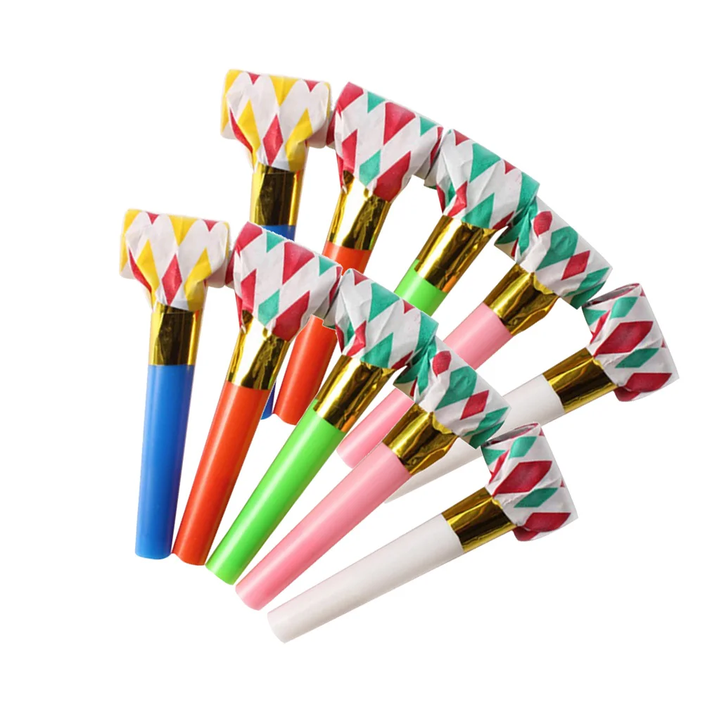 

50pcs Blowing Noise Christmas Birthday Wedding Festival Blowouts Party Favors Party Favors