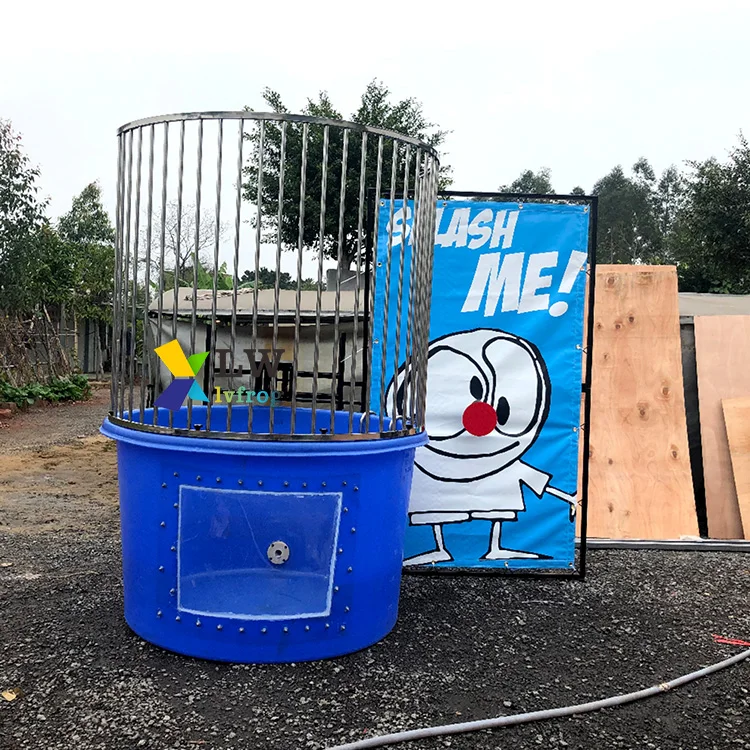 Outdoor Backyard Water Sports Games Dunk Machine Party Funny Inflatable Dunk Jar
