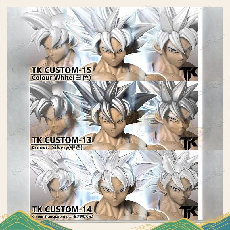 TKCUSTOM TK TK013 TK014 TK015 Dragon Ball SHF Ultra Instinct Son Goku 3.0 Juego de cabezas personalizadas para figuras de acción de anime
