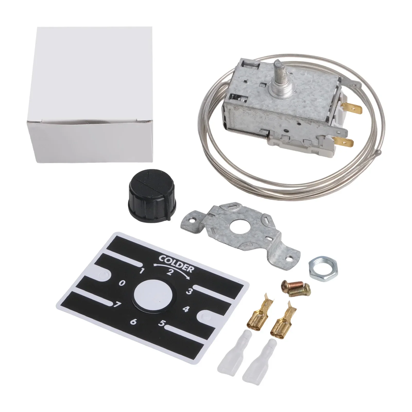 K50 Capillary Thermostat For Refrigeration Control In Fridge Display Case Drink Chiller And Solidification Applications