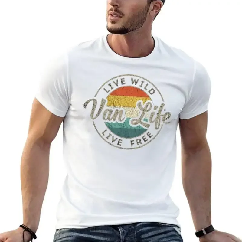 Famous Popular Shirts Van Life Van Dwellers Vanlife Nomads Oversized T-Shirt Branded Cool Men'S Clothes Streetwear Top Sale