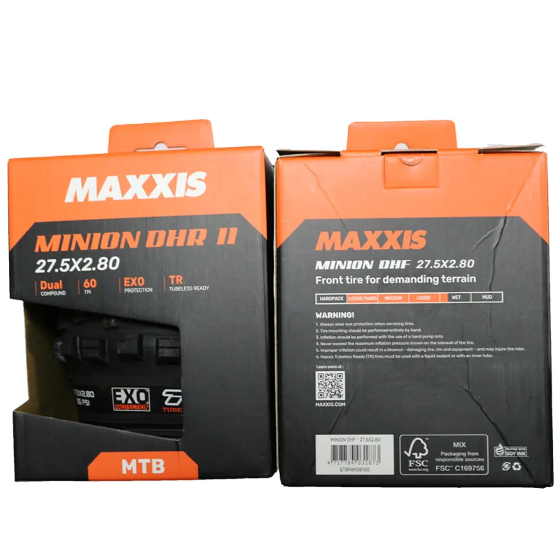 MAXXIS MINION DHR Ⅱ/DHF Mountain Bike Tire 26x2.5 27.5x2.5/2.6/2.8 29x2.3/2.4/2.5/2.6 MTB Downhill Enduro Trail Bicycle Tires