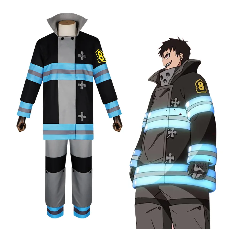 

The 8th Team Of The Fire Force Cosplay Costume, Same Style As Uniform, For The Cosplay Of Sunaoshi Senro