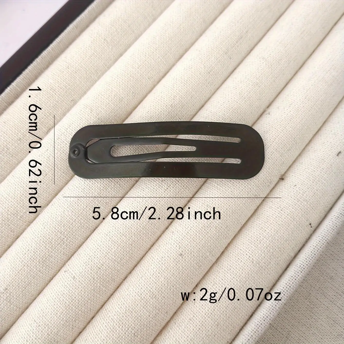 Horquilla con clip bb hueca ovalada para mujer, 5 uds., sencilla para parte posterior de la cabeza o estilo lateral, adecuada para lavarse la cara