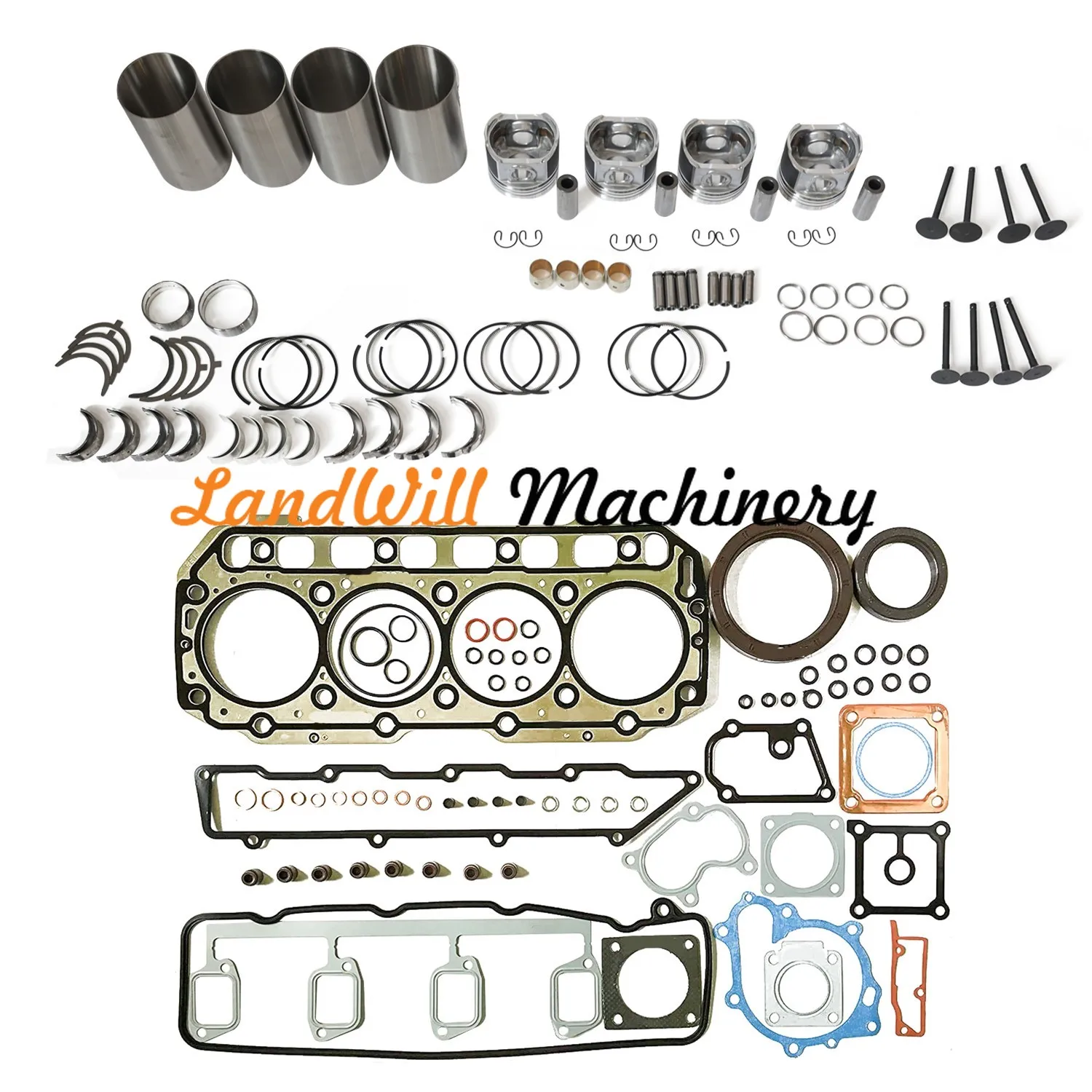 Overhaul Rebuild Kit Connecting Rod + Crankshaft Fits For Komatsu 4D106 Engine