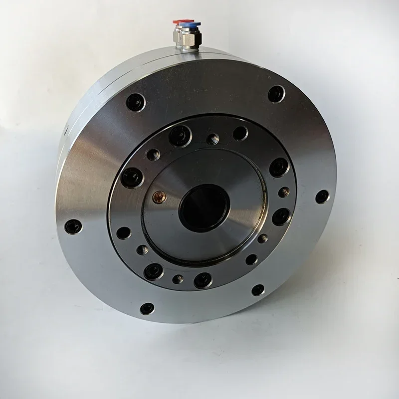 6 inch Hollow Pneumatic Lathe Chuck 3 Jaw Front Type, Four-Axis Five-Axis Chuck,Rotatable Machine Tool, Lathe Fixture