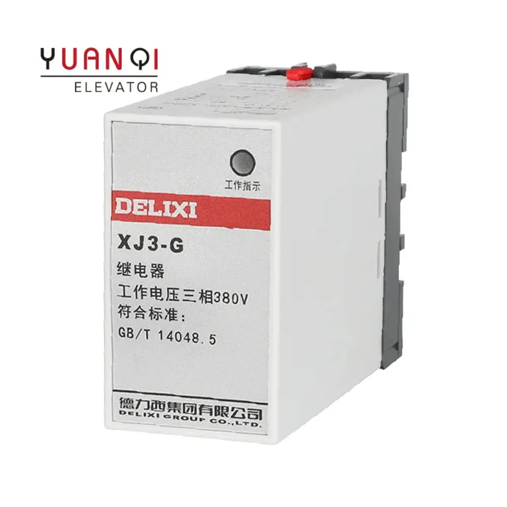 

Delixi Lift Spare Parts Elevator Phase Failure & Sequence Protection Motor XJ3-G 2 5 D 380 Three-Phase Electromagnetic Relay