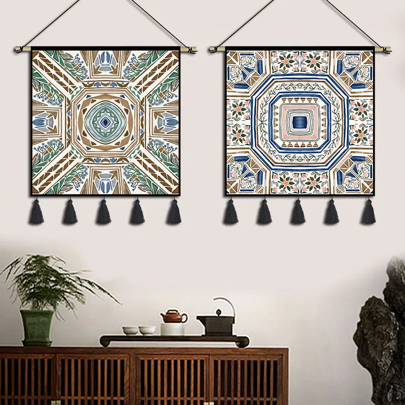 

Bohemian Nation Tapestry Fashion Creative Art Tassel Homestay Tapestry Macrame Mural Wohnzimmer Deko Room Decoration