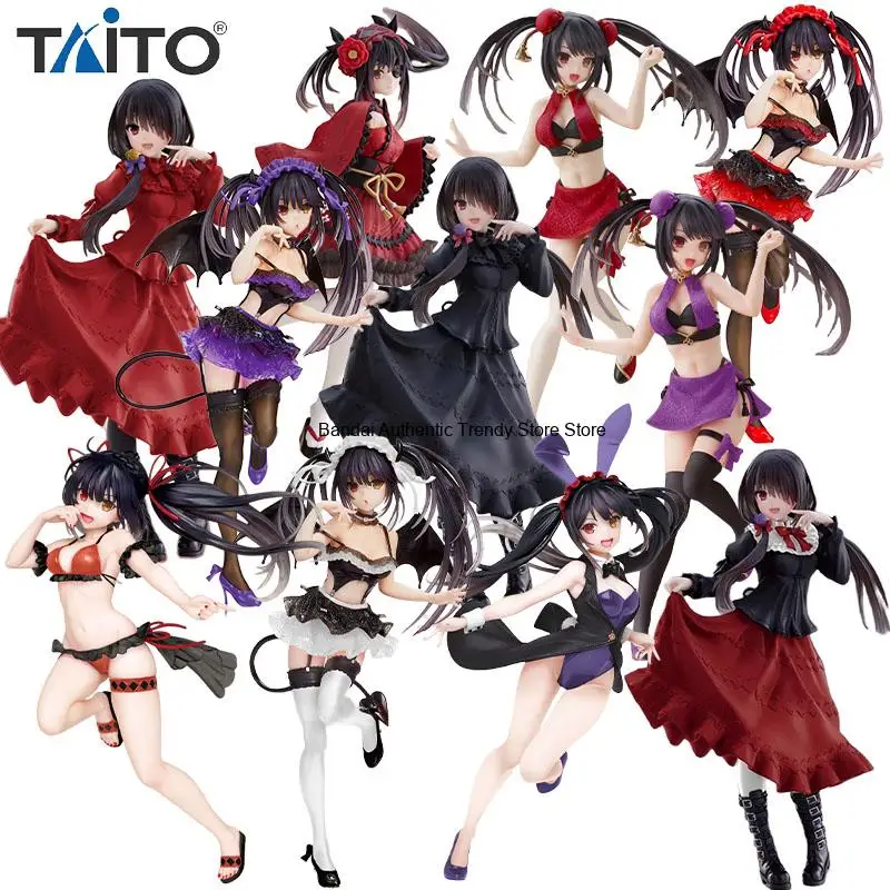 TAiTO Genuine Coreful DATE A LIVE Anime Figure Tokisaki Kurumi Action Toys for Boys Girls Kids Christmas Gift Collectible Model