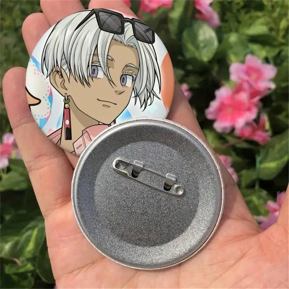 1pc Izana Kurokawa Anime Character Badges Button Round Creative Pin Brooch Badge Bag Decor Accessories Fan Collect Friends Gifts
