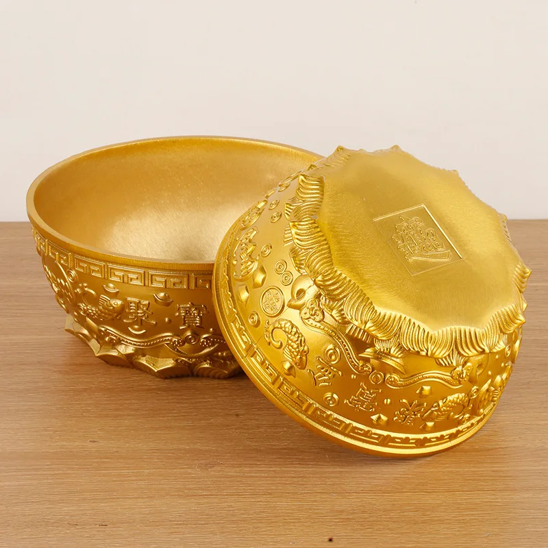 

Латунная чаша для богатства Jutai, привлечение денег, домашний декор, Fortune-Bringing, домашнее украшение в стиле Shen Wan San, украшение для гостиной, вход